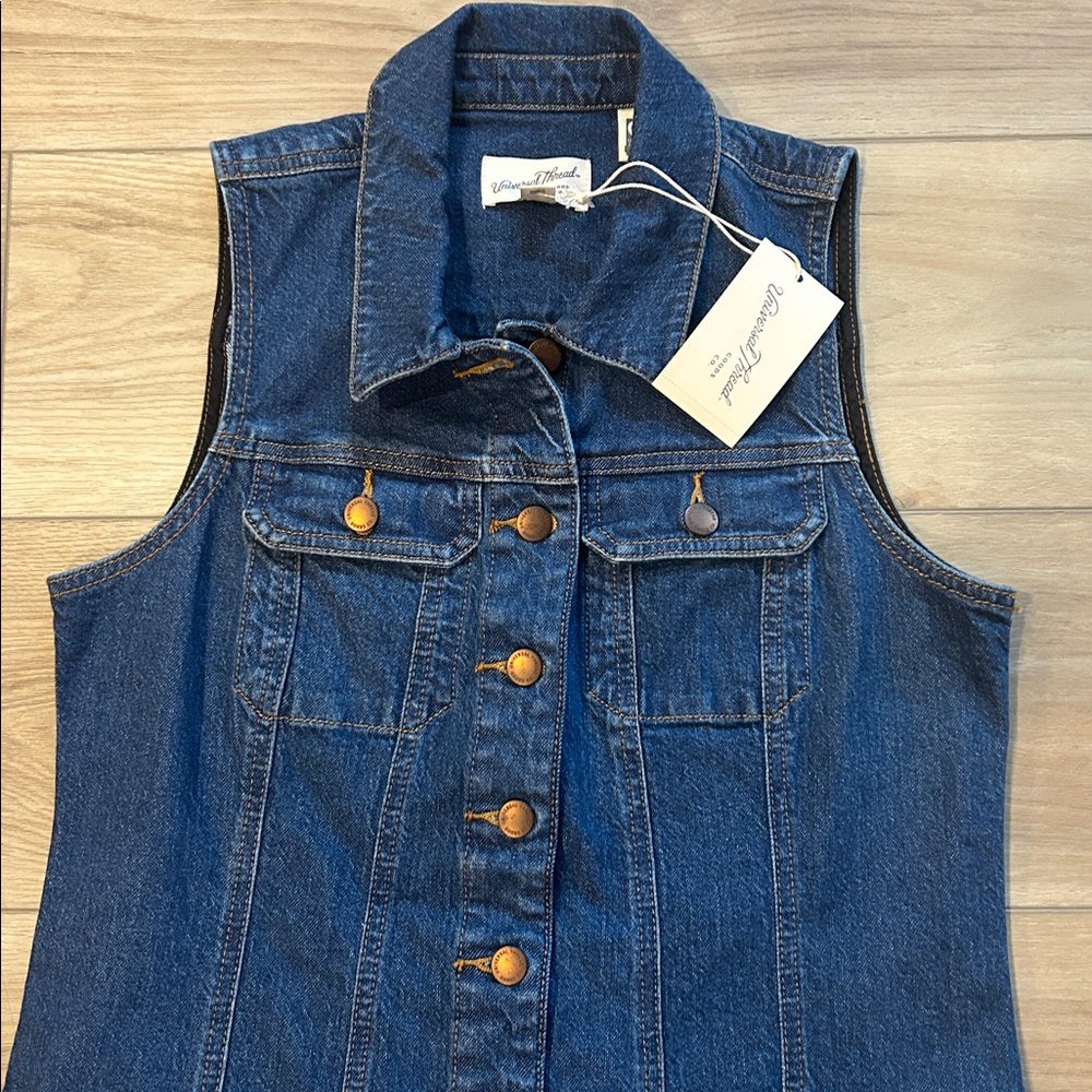 NWT button up jumper dress size M - Picture 2 of 4